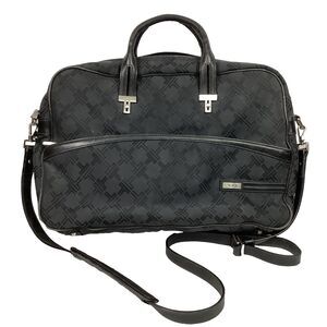 Tumi Signature -Black Exterior/Blue Interior -Padded Laptop Bag -Shoulder Strap